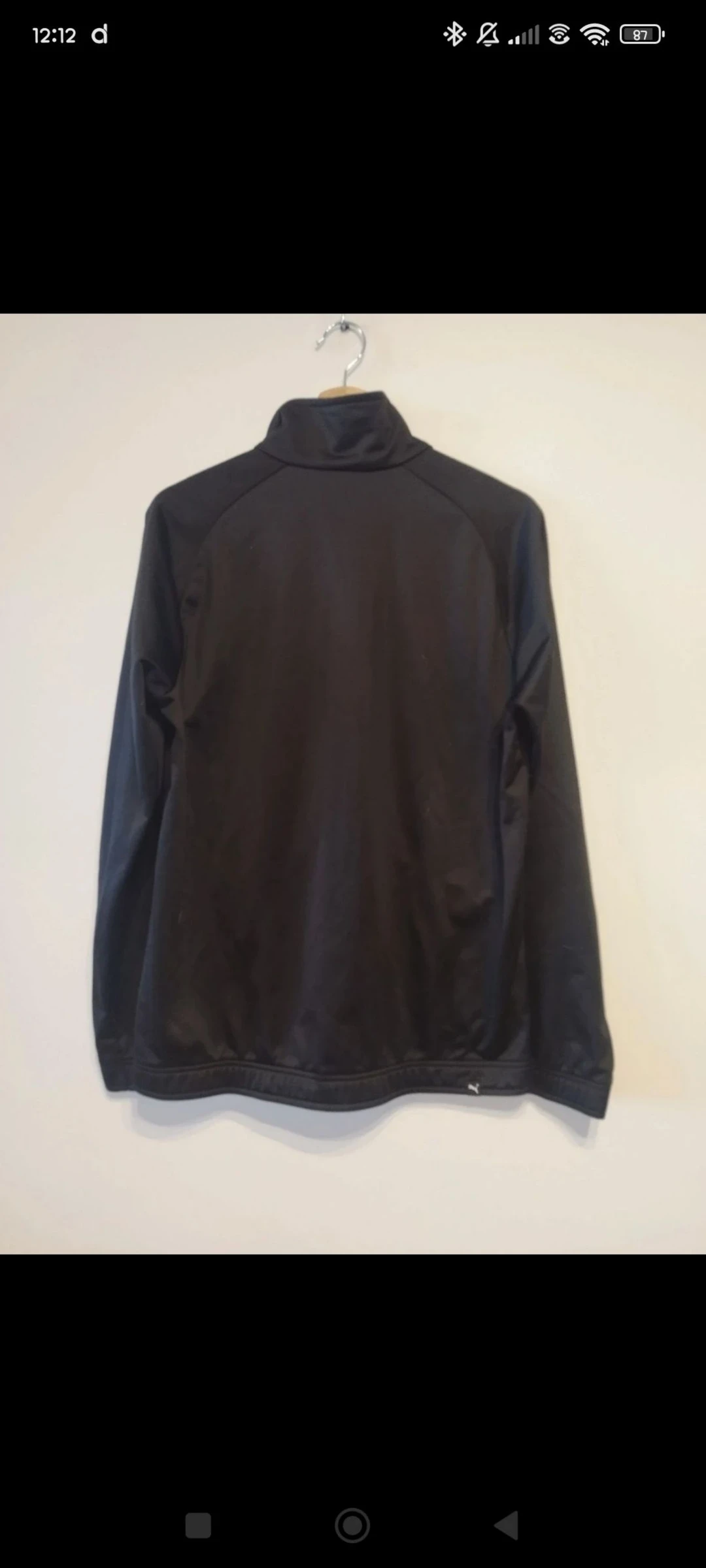 Puma Jacket Size M Black and Blue – photo 2
